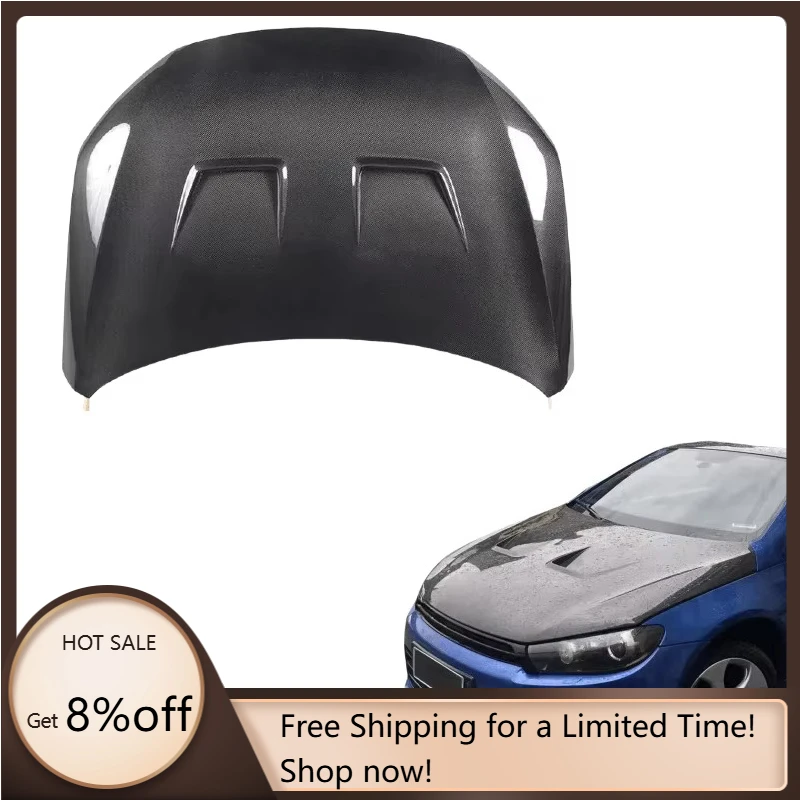 

Новые автомобильные комплекты кузова, передний капот из углеродного волокна, обновленный винтовой капот в стиле RR для Volkswagen'sScirocco 2010-2016, с винтами