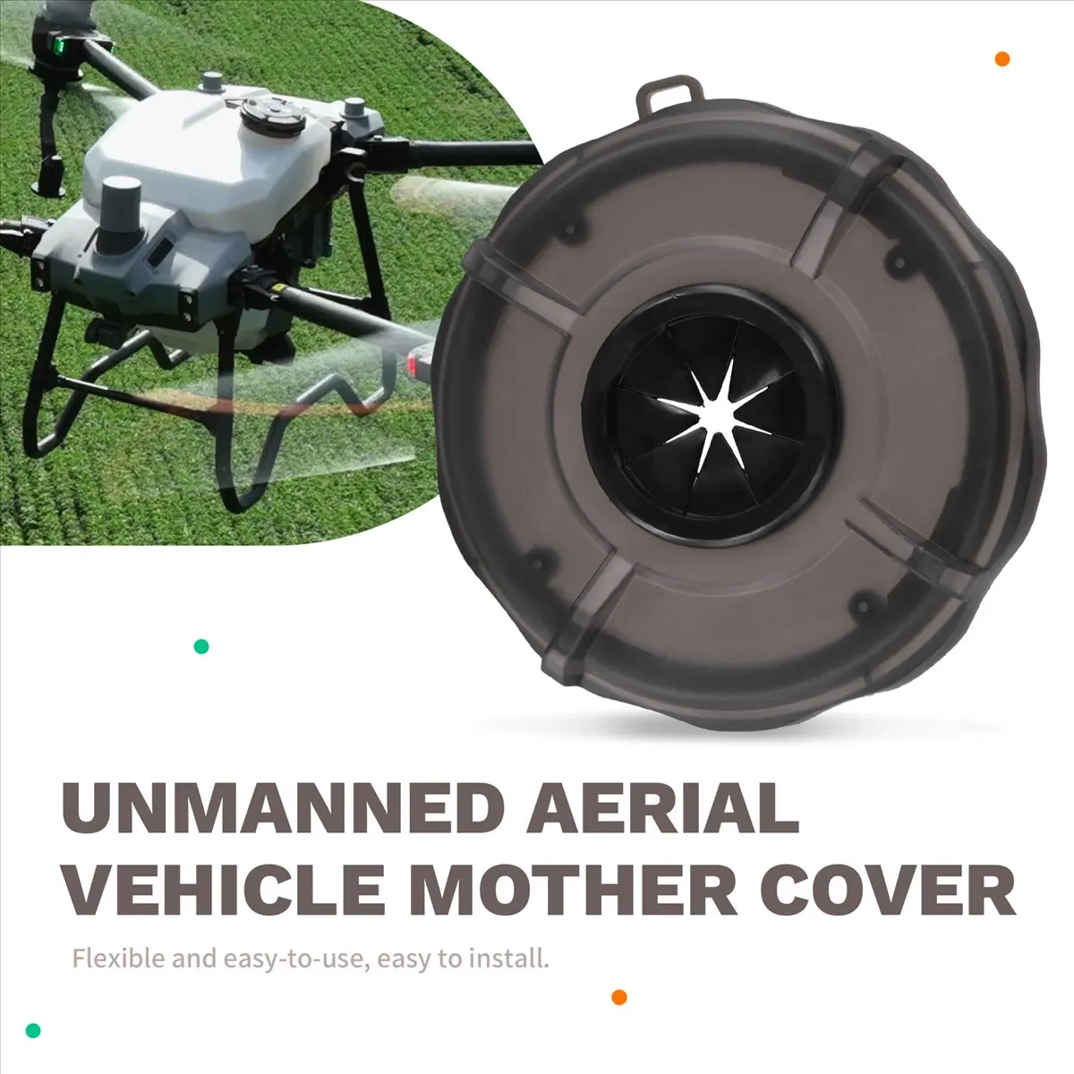 

1 шт., крышка резервуара для воды, запасные части для сельскохозяйственного дрона для T20P/T25/T30/T40/T50