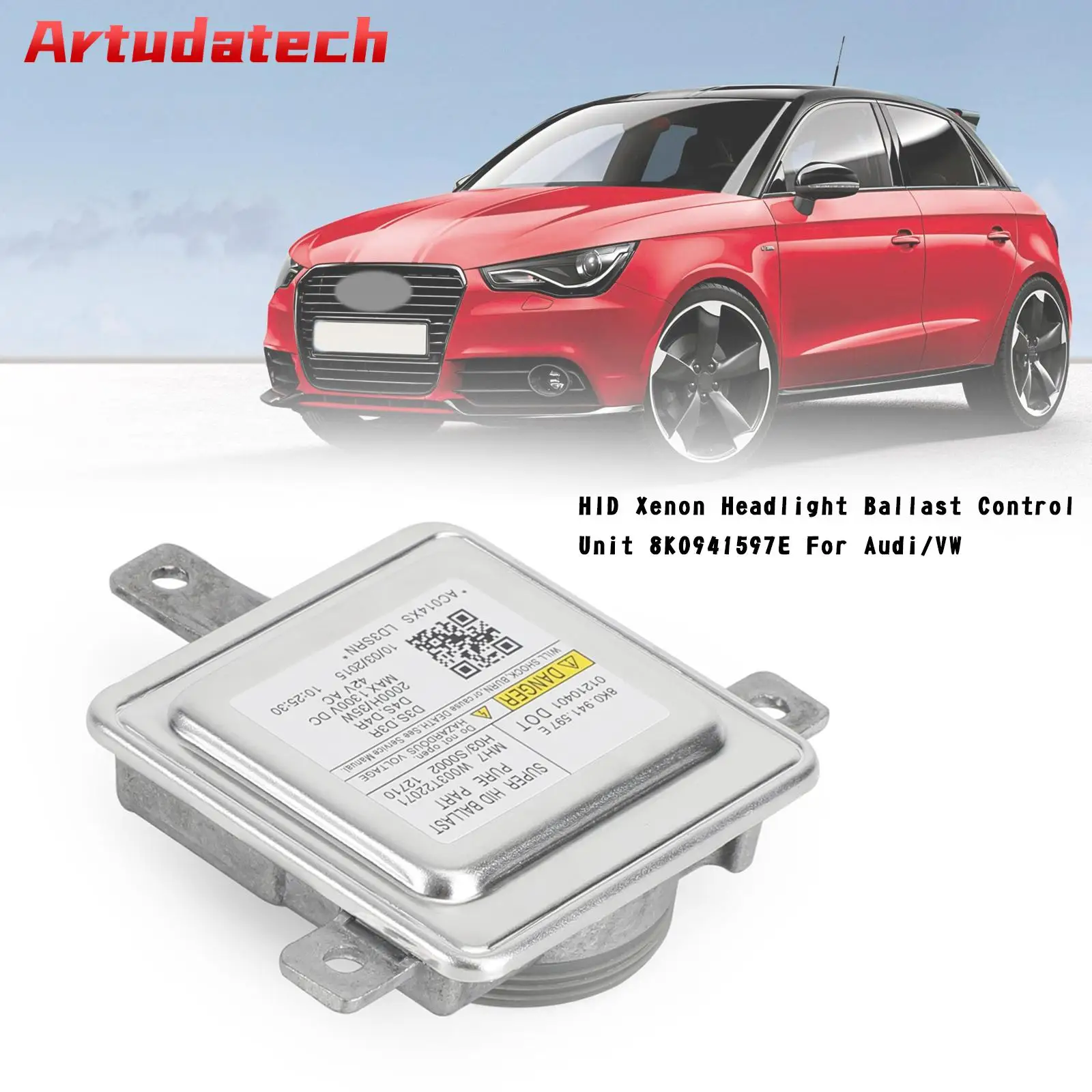 Artudatech for Audi/VW HID Xenon Headlight Ballast Control Unit 8K0941597E