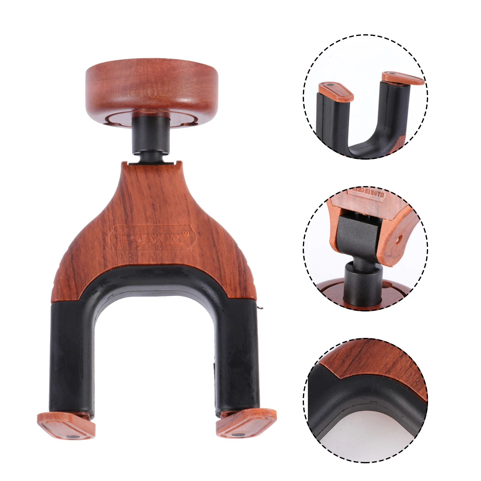 

Guitar Hook up Guitars Wall Clothes Rack Violin Mount Wooden Bamboo Musical Studio Hanger for