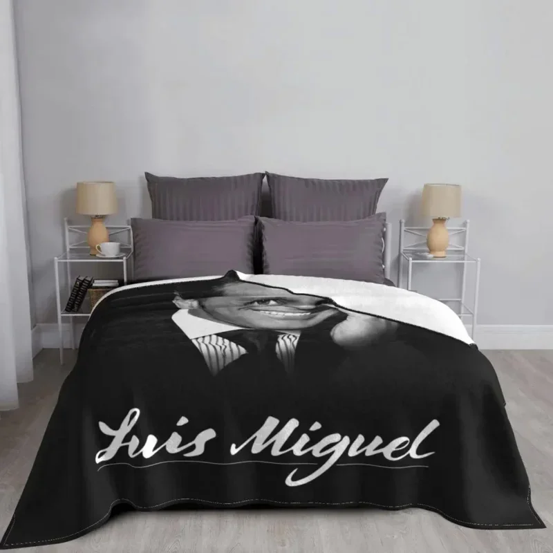 بطانية محمولة من الفانيلا الناعم لتزيين المنزل والمكتب ، لويس ، كارلوس ، سول ، المكسيك ، لحاف