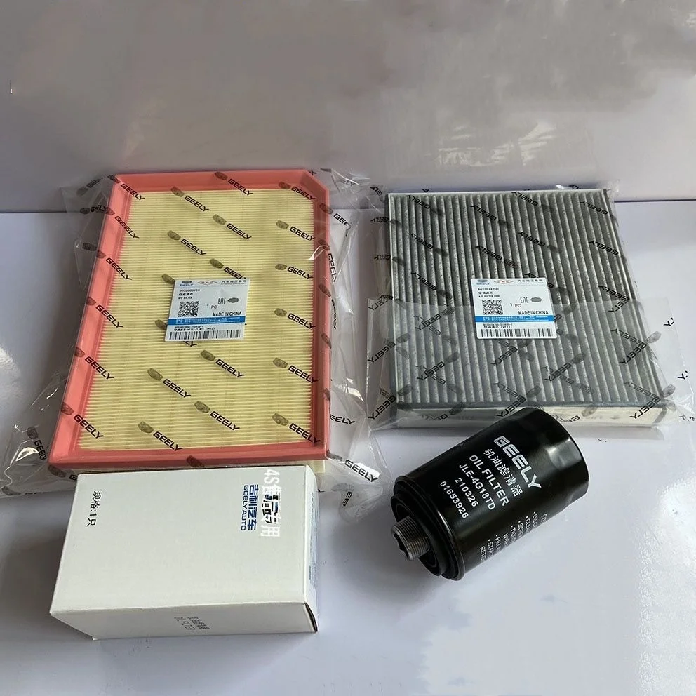 

Original High Quality Air Filter Cabin Filter Oil Filter 3 Filters a set for Geely Haoyue OKAVANGO Engine1.8T
