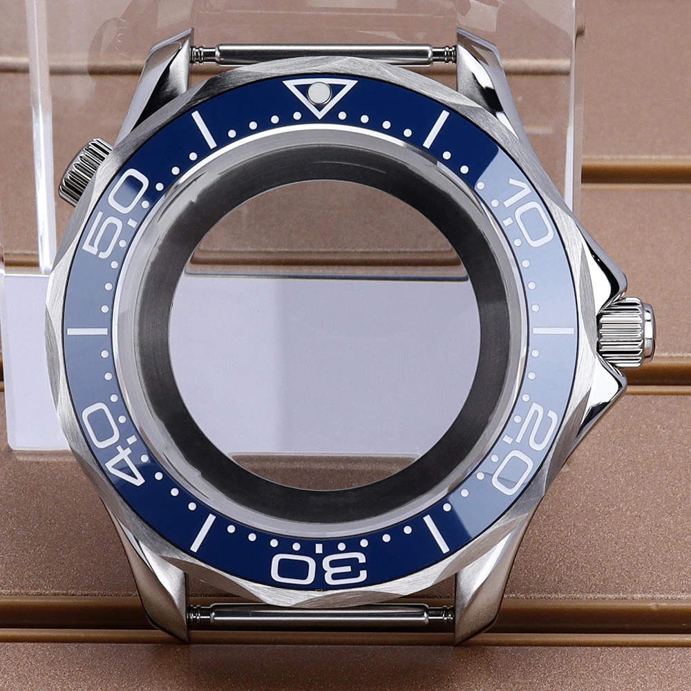 

NH35 NH36 Case 41mm Silver/Black/Silver Gold/Gold Watch Case for Mod Seamaster300 NH35 NH36 NH38 NH70 Movement 31mmDial Sapphire