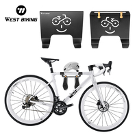 WEST BIKING Multifunctional Wall Mount Bike Rack Bicycle Display Stand Parking Rack Upgrade Thickened MTB Road Bike Storage Rack