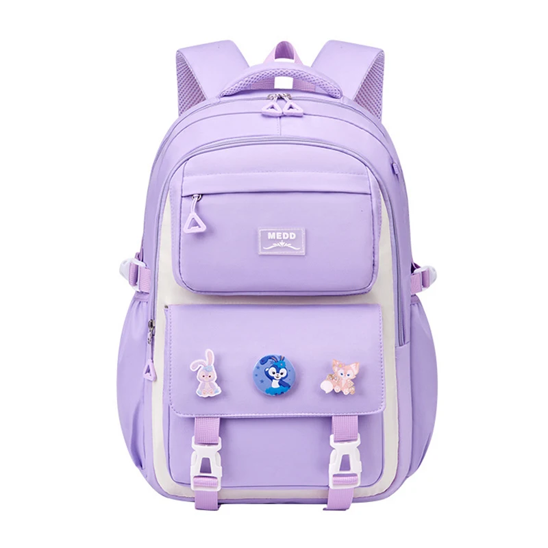 Middle Student School Bags for Girls Primary School Orthopedic Backpack Kids New