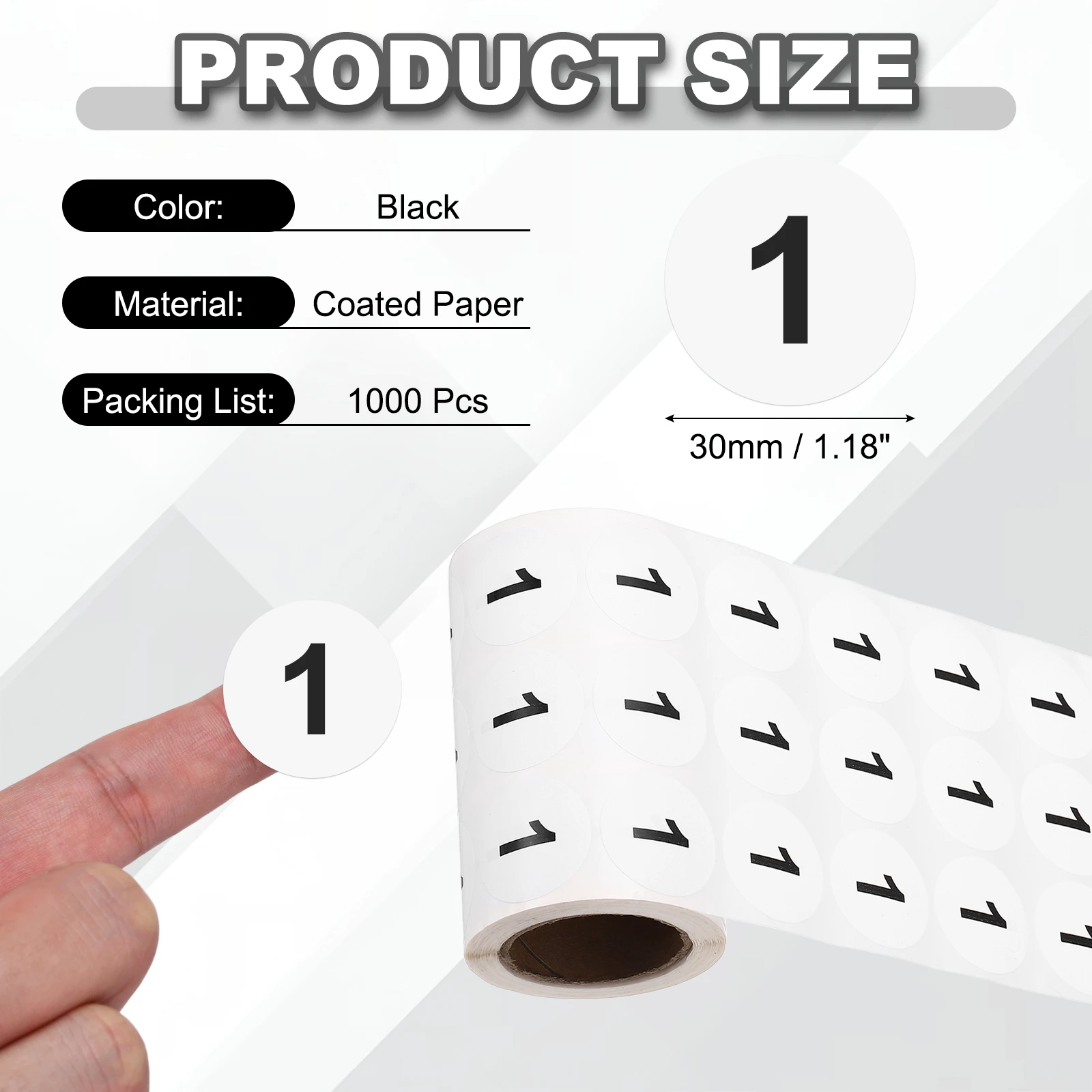 1000Pcs/Roll 1.2