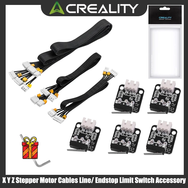 

Официальный концевой выключатель 3D-принтера Creality, аксессуар с кабелями шагового двигателя X Y Z для Ender 3/3X/3 Pro/CR
