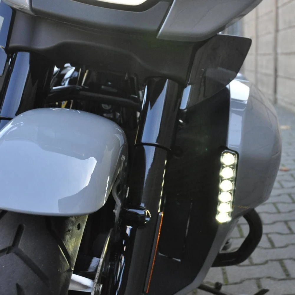 ABOK-Motorcycle LED Fog Light Front Kit With Turn Signal For Davidson Electra Glide Road Glide 2023-2026 Accessories