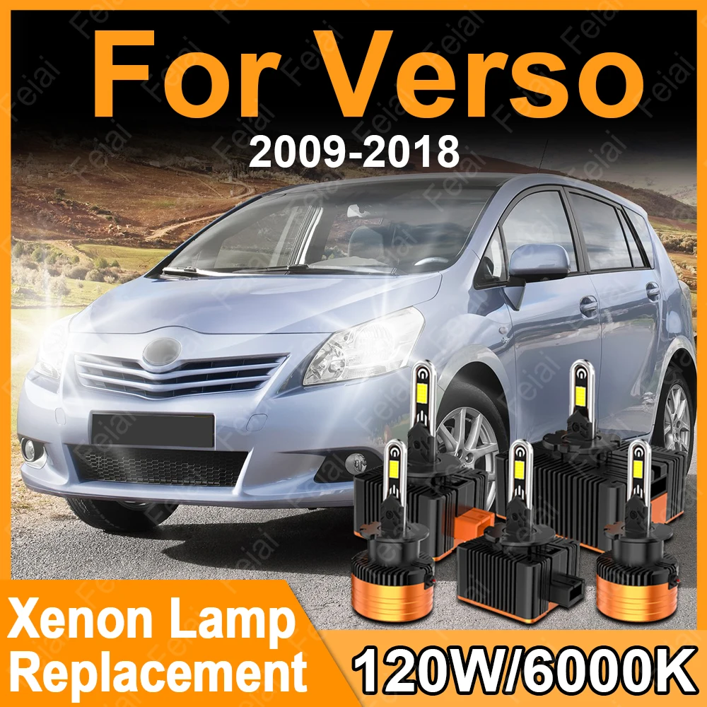 

D4S LED Headlights Lamps Bulbs For Toyota Verso HID Xenon Light Replacement Headlamp Car Accessories 2009 2010 2011 2012-2018