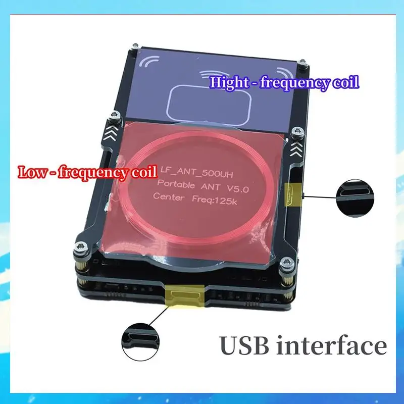 

Proxmark3 512M RFID Card Reader Burner Easy V5.0 RDV4 Memory IC ID Card Copier Duplicator Integrated Antenna Decryptor-[A49T]