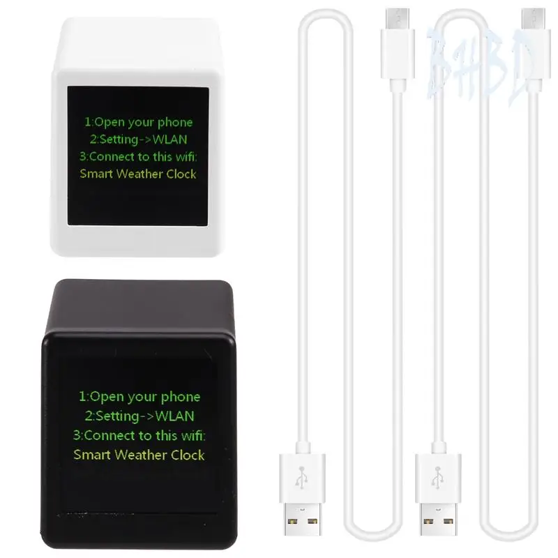 

BHBD-цифровой термометр, гигрометр, мини-умный Wi-Fi, метеостанция, температура погоды, влажность, часы