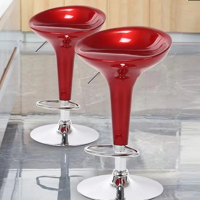 Factory Direct Compatible WithModern Colored High Chairs, Island Platform High Stools, Bar Chairs, Front Desk Reception Stools