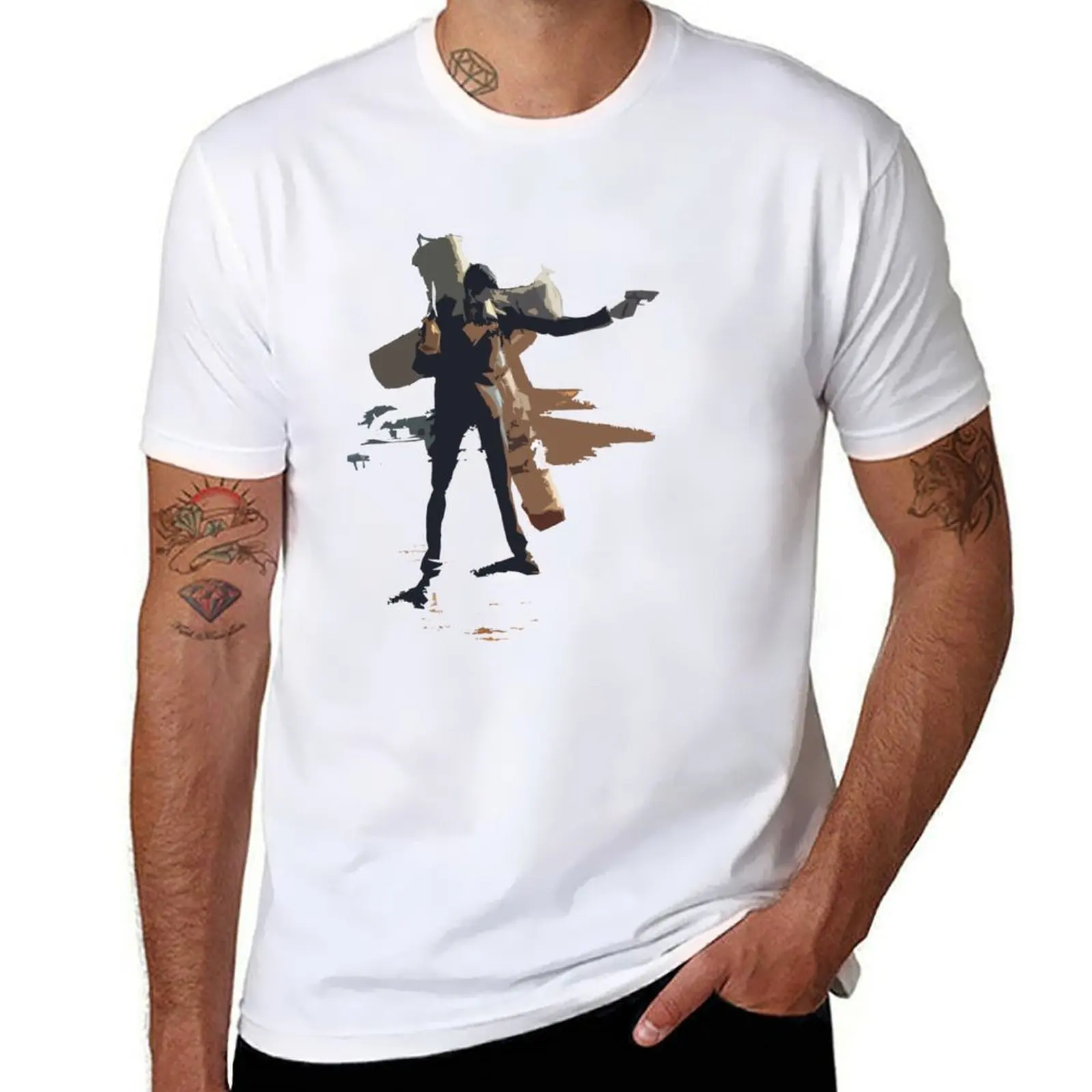 Camiseta Nicholas D. Wolfwood, camiseta esencial, camisetas de anime, camiseta de gran tamaño