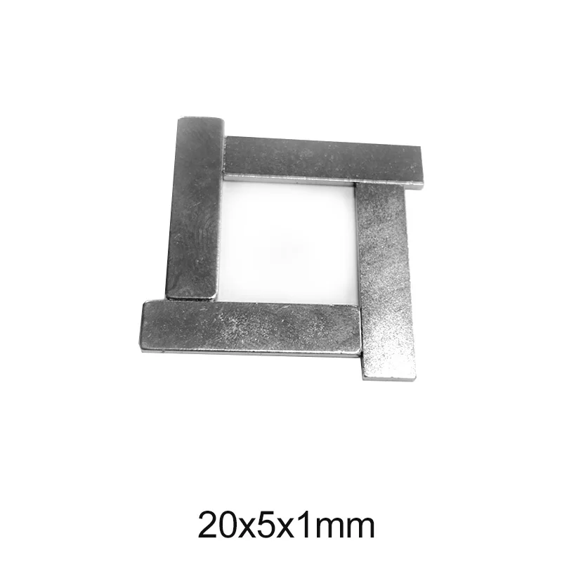 20x5x1 mm Strong Magnets 20mm*5mm*1mm  Rectangular Magnet 20*5*1 mm For Home Refrigerators, Offices DIY 20x5x1mm