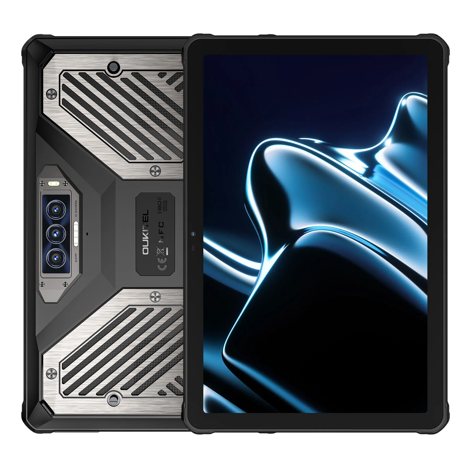 OUKITEL RT10 5G Rugged Tablet 25000mAh 11 Inch FHD+IPS 12GB RAM + 512GB ROM MTK 7400X 64MP 20MP Night Vision Camera