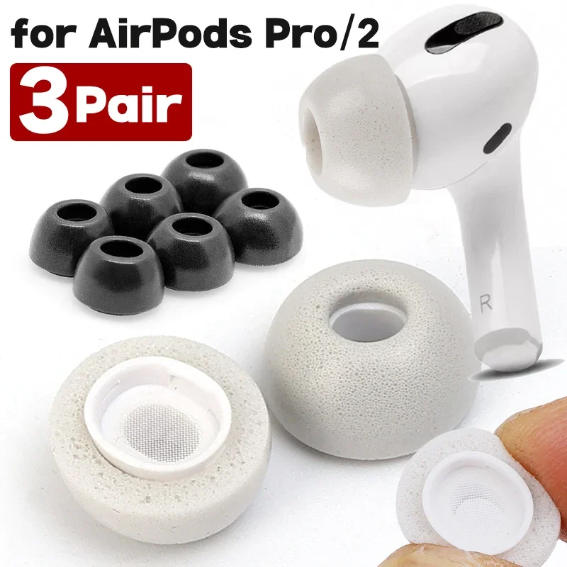 6 Paia Di Gommini In Silicone Per AirPods 1/2, Anti-caduta, Con Gancio Auricolare E Kit Di Pulizia Incluso