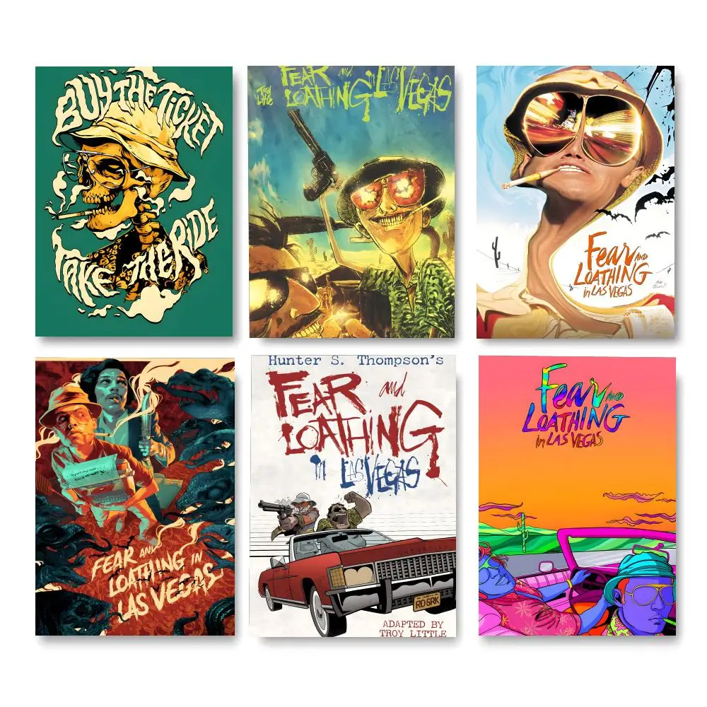 Póster de la película Fear and Loathing in L-Las V-Vegas, nuevo póster para sala de estar, dormitorio, bar, cafeterías, decoración de pared para el hogar, regalos populares