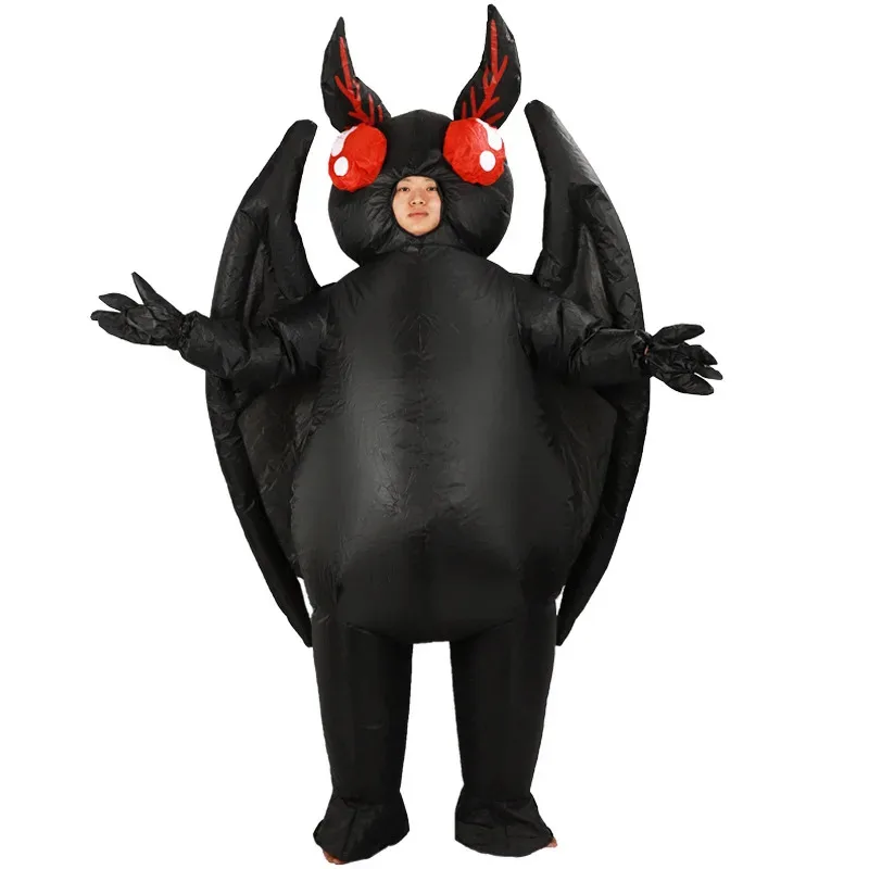 

Black Bat Inflatable Clothes Funny Cosplay Party Props Moth Man Inflatable Clothes