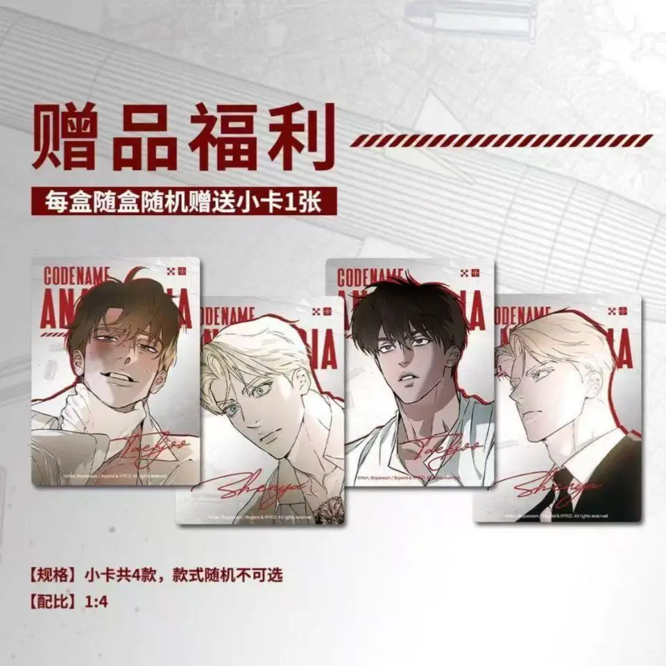 oficial original 2025 Novo BL manhwa Codename Anastasia Badge
