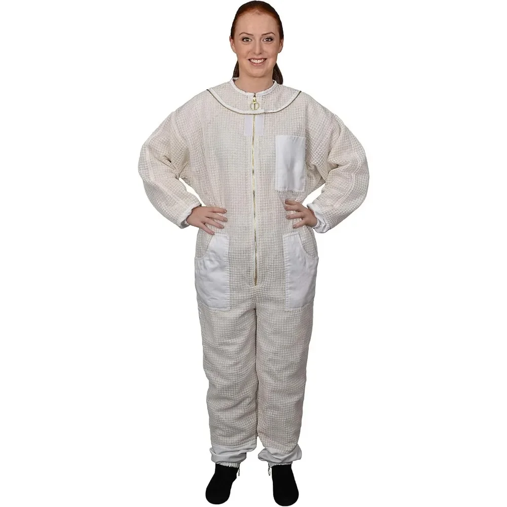 Protective Gear Aero Beekeeping Suit with Round Veil Beekeeping Supplies Protective Clothing