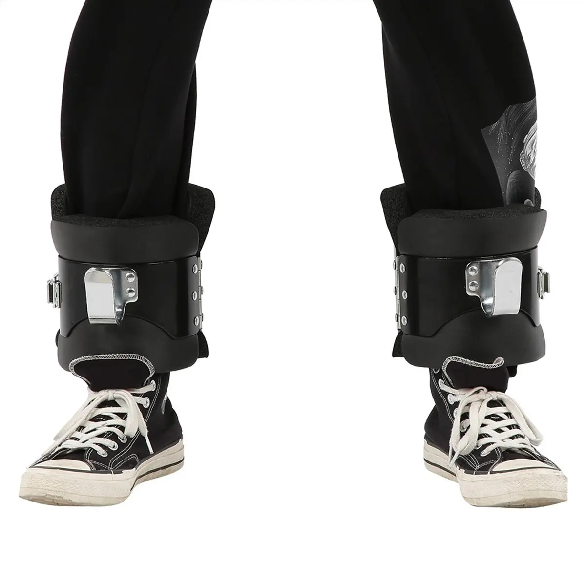 【Promo】1Pair of Hanging Pull Up Boots Anti-Inversion Hang Up Boots for Home Gym Fitness Neck Back Pain Relief Upside Down Shoes