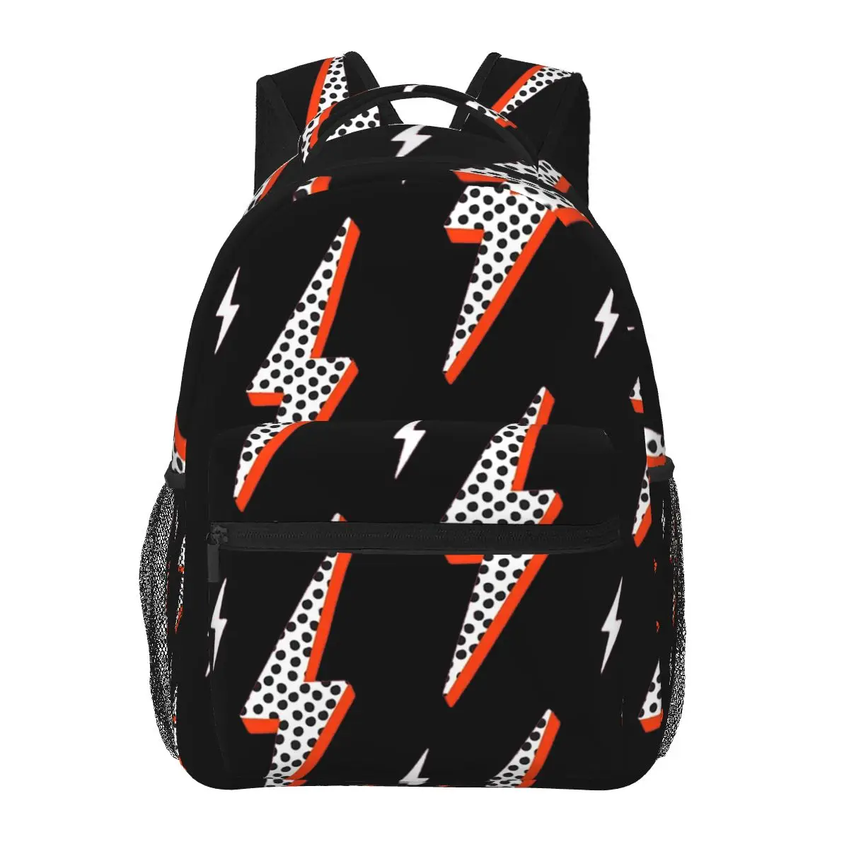 Lightning Bolt Thunder Flash Preppy Pink Backpacks Boys Girls Bookbag Students School Bags Cartoon Laptop Rucksack Shoulder Bag