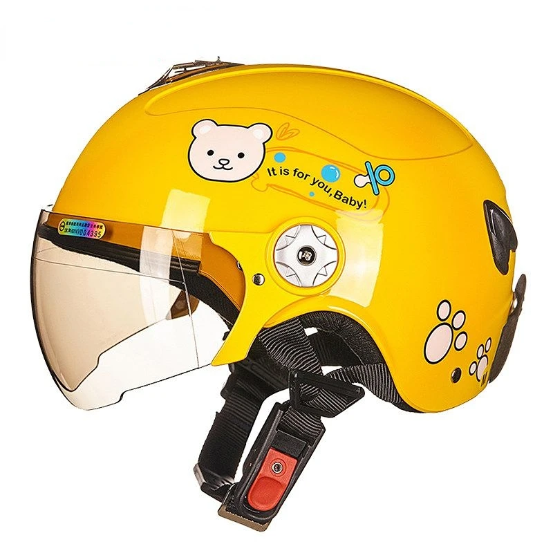 Cartoon Kids Motorcycle Helmet Motorbike Children Motocross Helmet Boy Girl Protective Cycling Scooter Capacete Cascos Para Moto