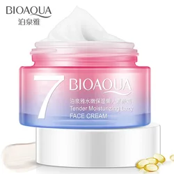 Bioaqua Moisturizing Tone-Up Cream V7 Whitening Face Cream Anti-Aging Brighten Fade Blemishes Day Cream Facial Care Nude Makeup