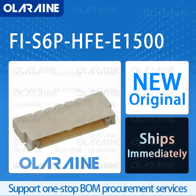 

20/50/100Pcs FI-S6P-HFE-E1500 100% brand new and original IC chip FFC & FPC connectors 6 Position 1 A