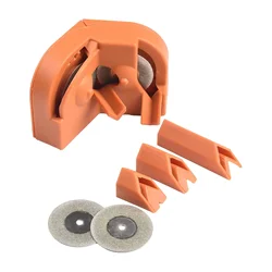 Drill Bit Grinding Sharpener Wear-resistant Grinding For Impact Electric Drill Metal And Plastic Orange Power Tool-Accessories
