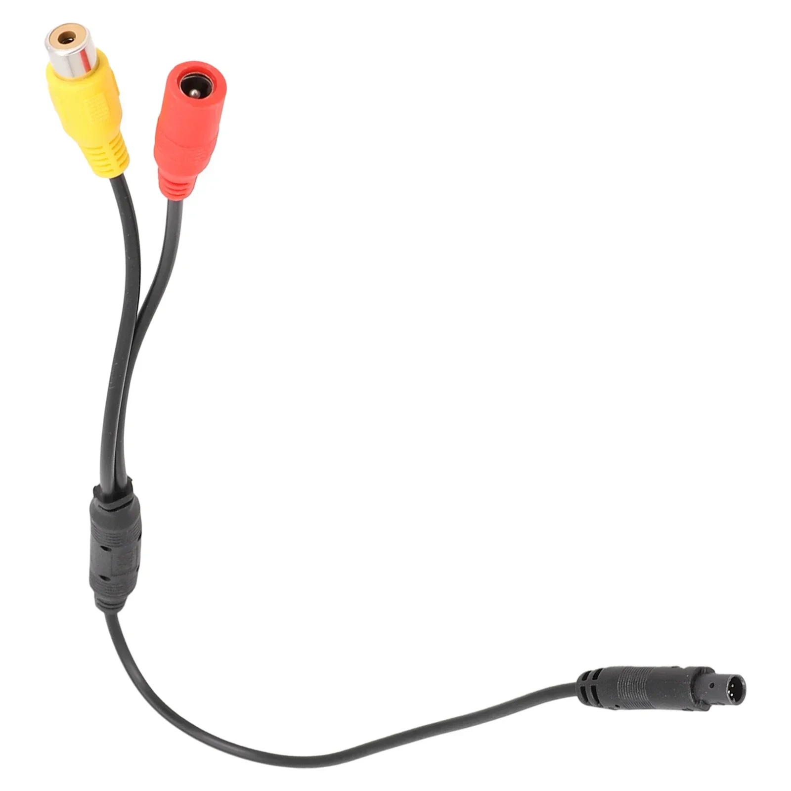 1Pc 4-Pin Male CVBS (RCA) Female Linker Female Connector Signal Power Adapter For Car Reversing Rearview Camera