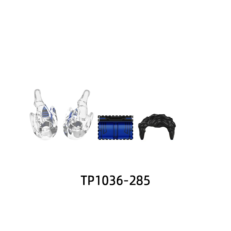 Le bouclier de Skateboard, figurines d'action, armes, pantalons, pièces de cheveux, blocs de modèles, ensemble de briques MOC, cadeaux, jouets TP1036