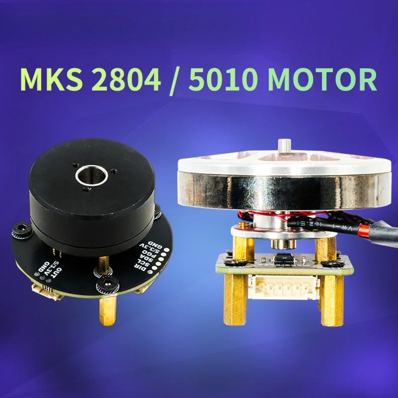 2804 5010 BLDC Brushless Motor with AS5600 AS5047 Magnetic Encoder for Simple FOC Project