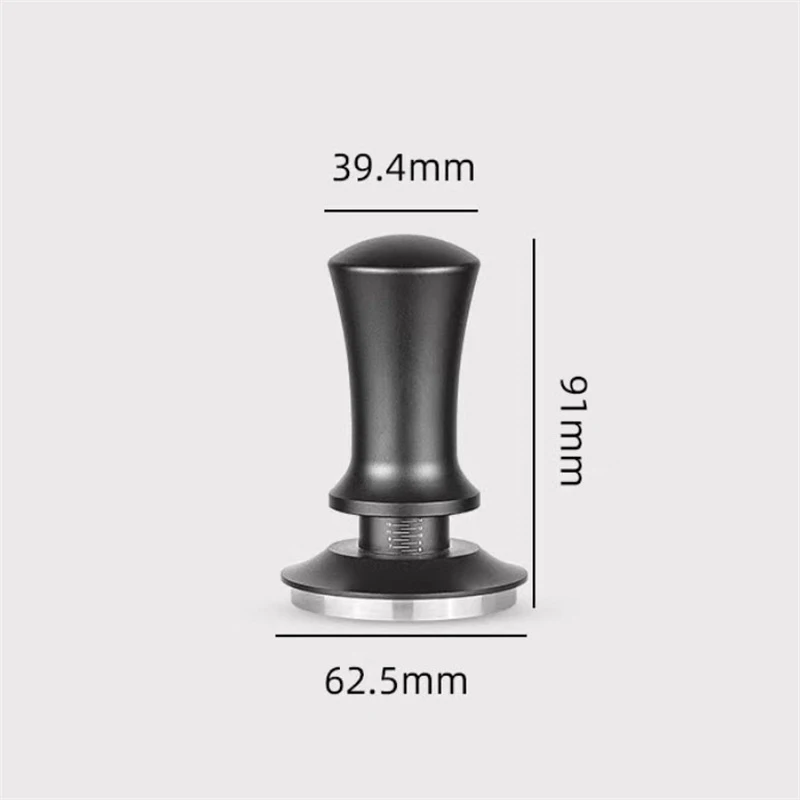 51/53/58mm Coffee Tamper Stainless Steel Coffee Powder Constant Press Hammer With Scale Thread Base Espresso Accessories