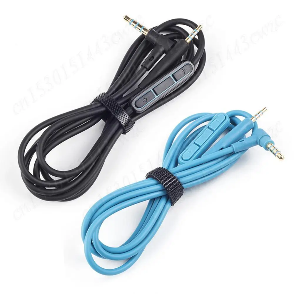 เปลี่ยนสายสัญญาณเสียง 3.5 มม.ถึง 2.5 มม.พร้อมไมโครโฟนอินไลน์ Volume Control สายต่อสายหูฟังสําหรับ Bose QC25/QC25i