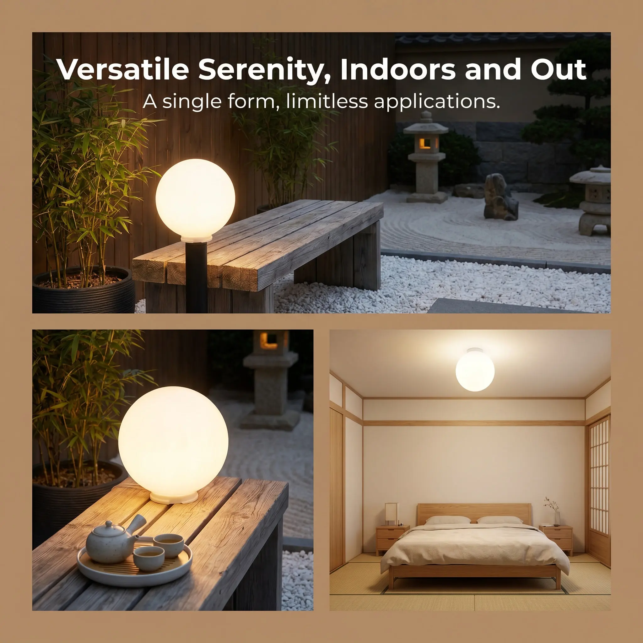 Premium Acrylic Globe Lampshade Round Light Cover for Courtyard Patio Street Floor Stand Lamp Fixture Replacement Modern Simple