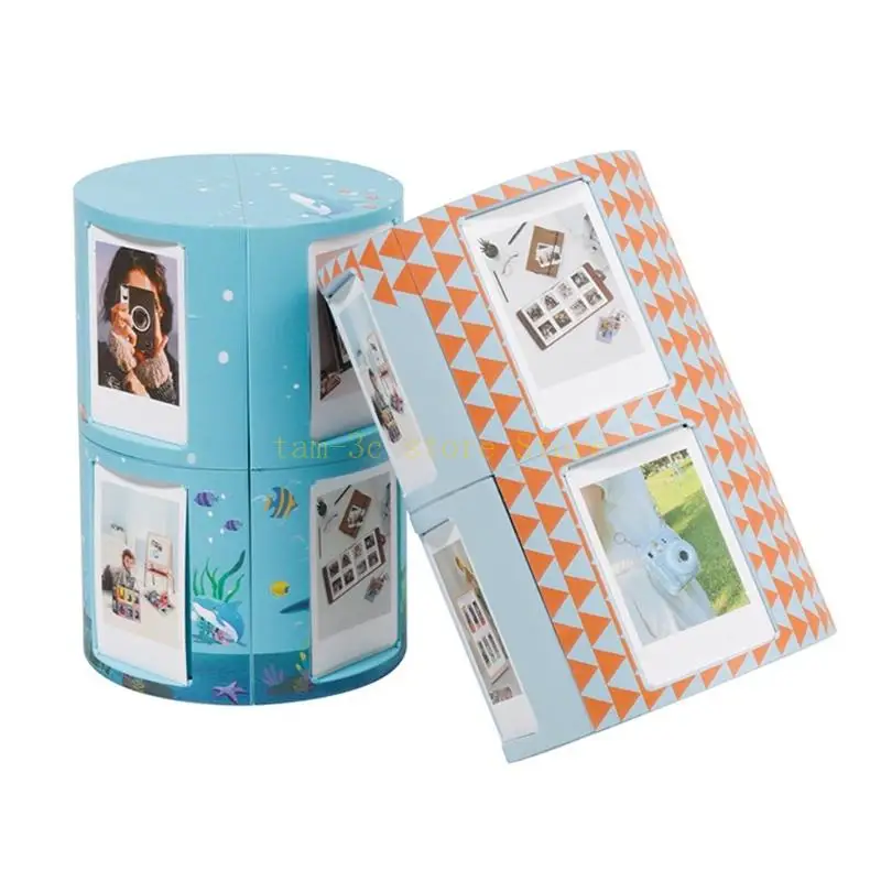 Changeable Frames Customizable Picture Frames Cube Photo Frame for 3inch Pictures Display Perfect for Any Setting