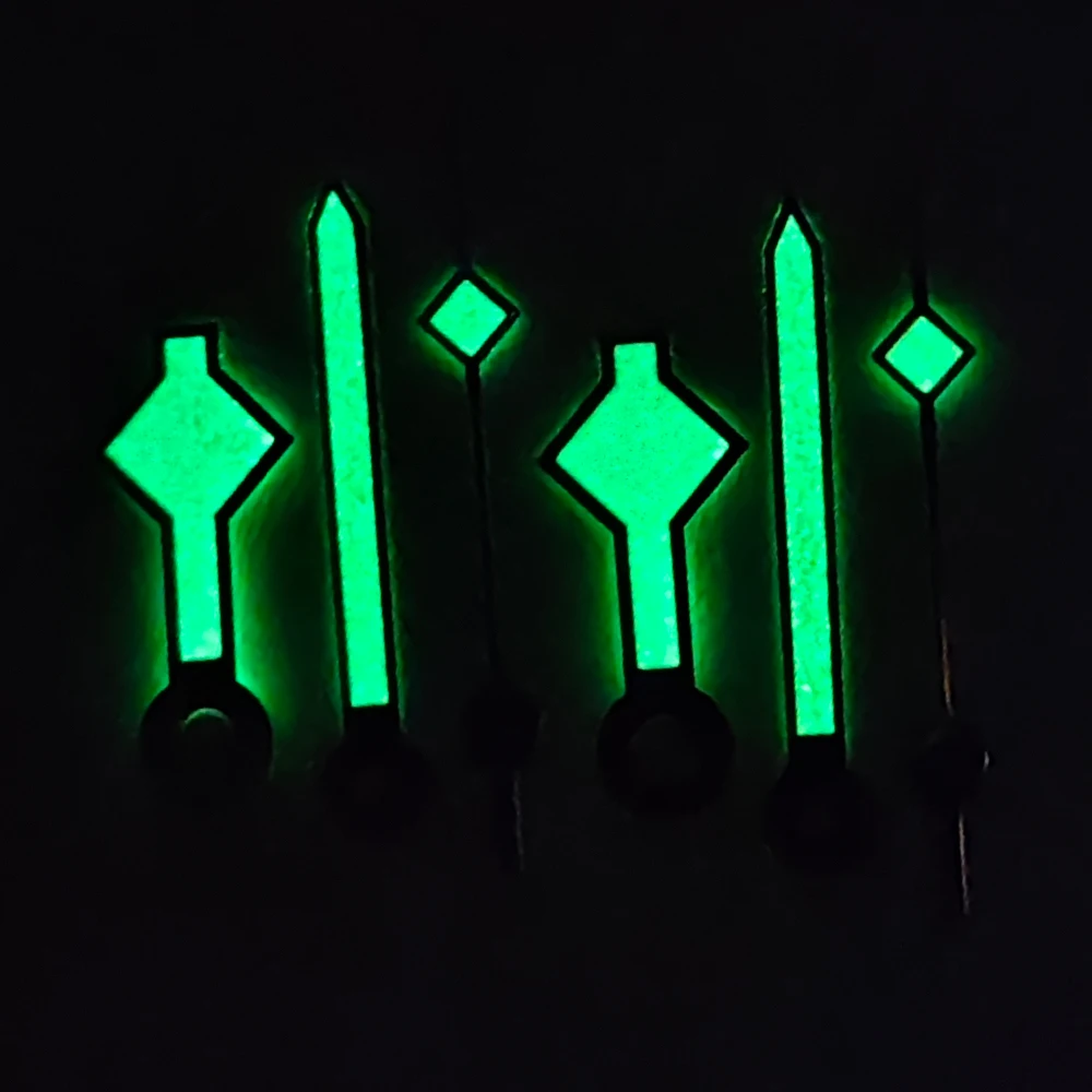 Diamond High Quality Hand NH35 Hands Watch Hands Green Luminous Hands Watch Accessories for NH35/NH36/4R/7S Movement