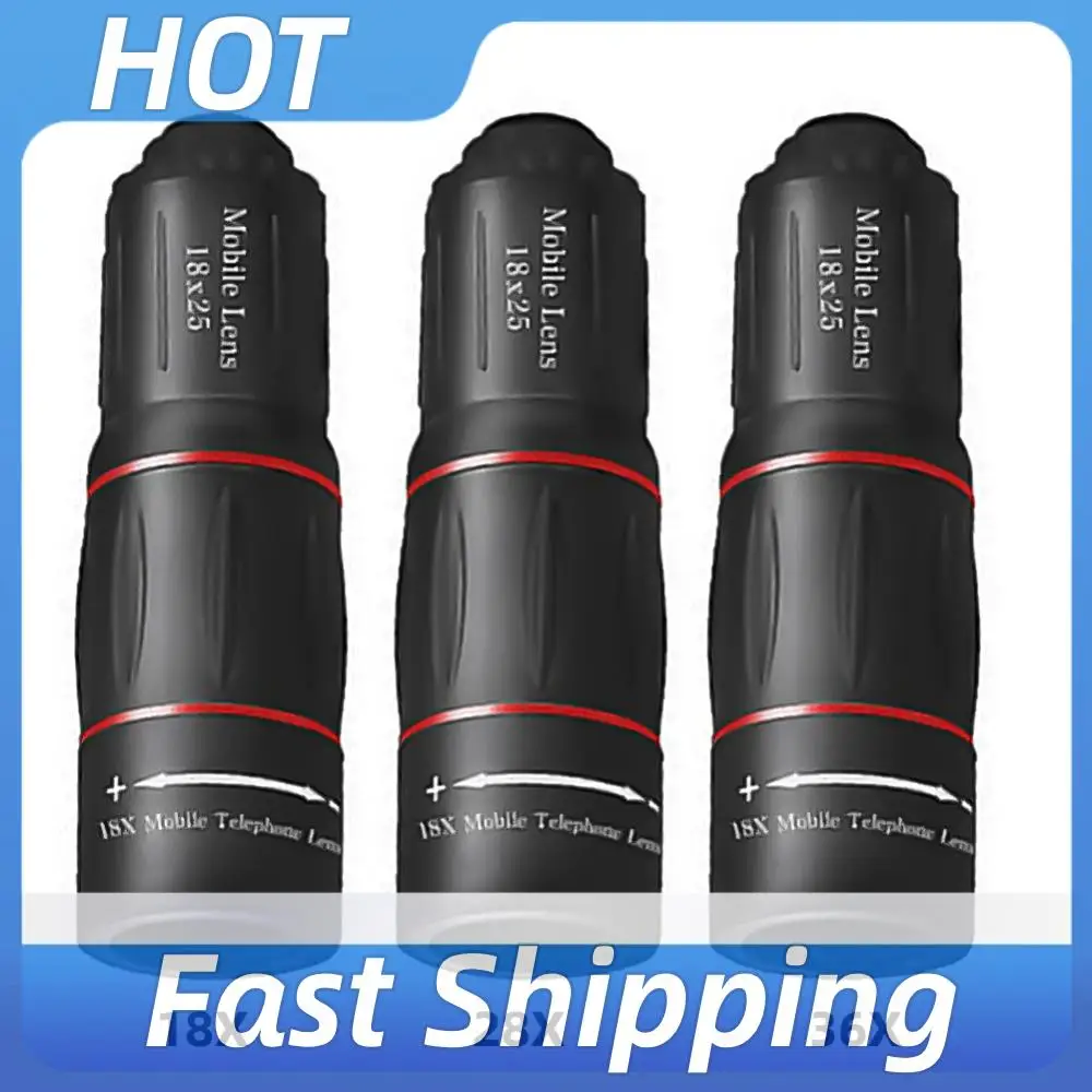 

18/28/36X HD Telescope Lens Universal Zoom Phone Camera Telephoto Lens Optical Telescope Lens for Camping Hunting Sports