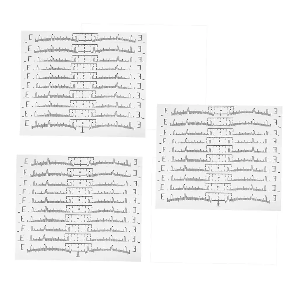 

Disposable Eyebrow Ruler Adjustable Microblading Mapping Tool Permanent Makeup Measuring Sticker for Eyebrows Tattoo