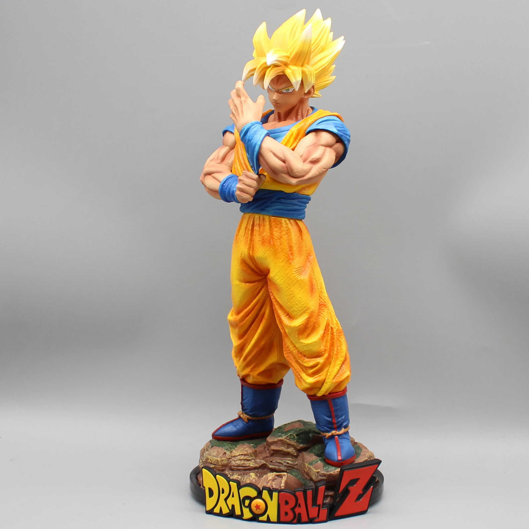 32cm Dragon Ball Z Son Goku Vegeta Anime Action Figures Super Saiyan Pvc Collection Model Doll Statue 2pcs/set Toy For Kids Gift