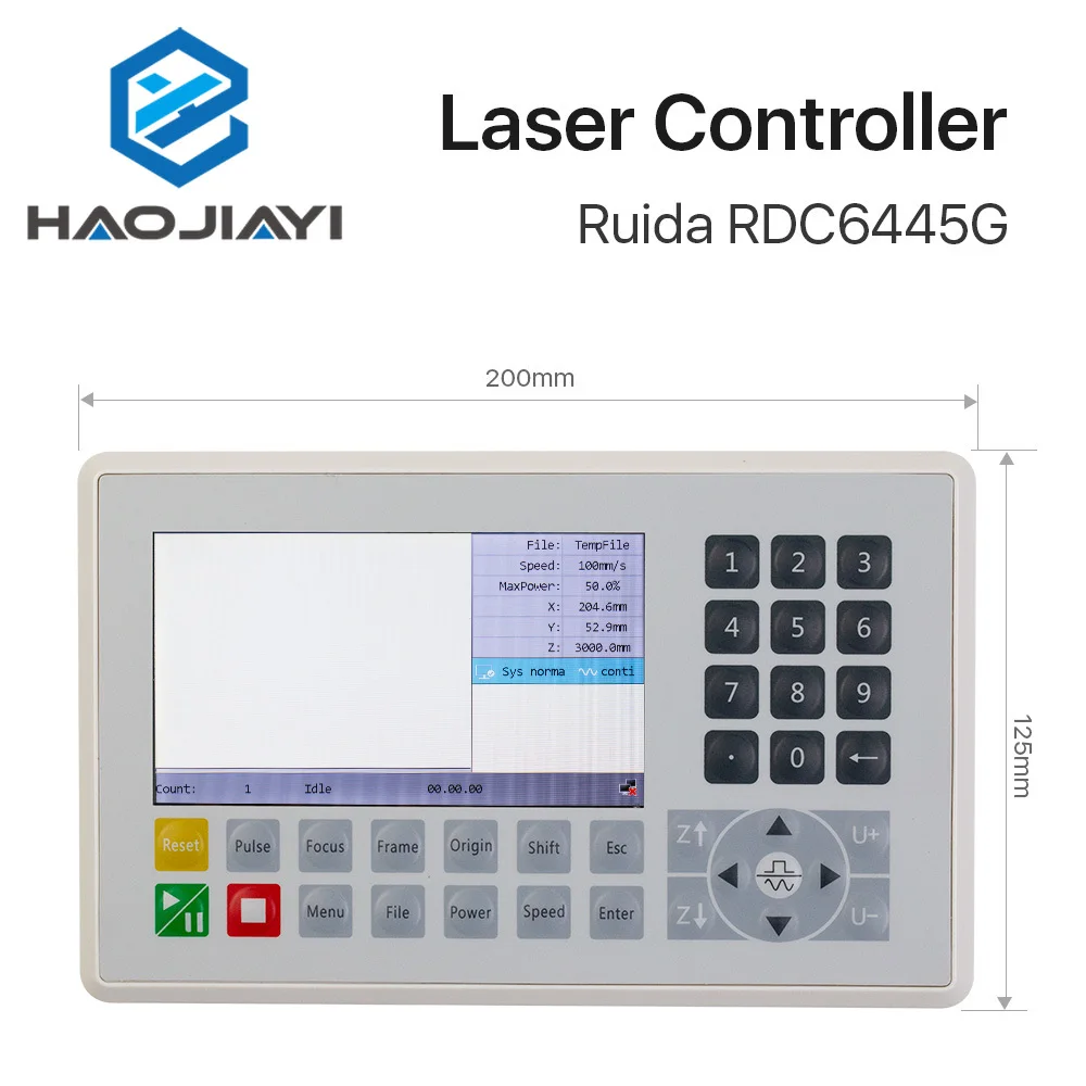 Panel sterownika lasera CO2 dla Ruida RDC6445G RDC6442S RDLC320-A Panel wyświetlacza maszyny do cięcia laserowego CNC