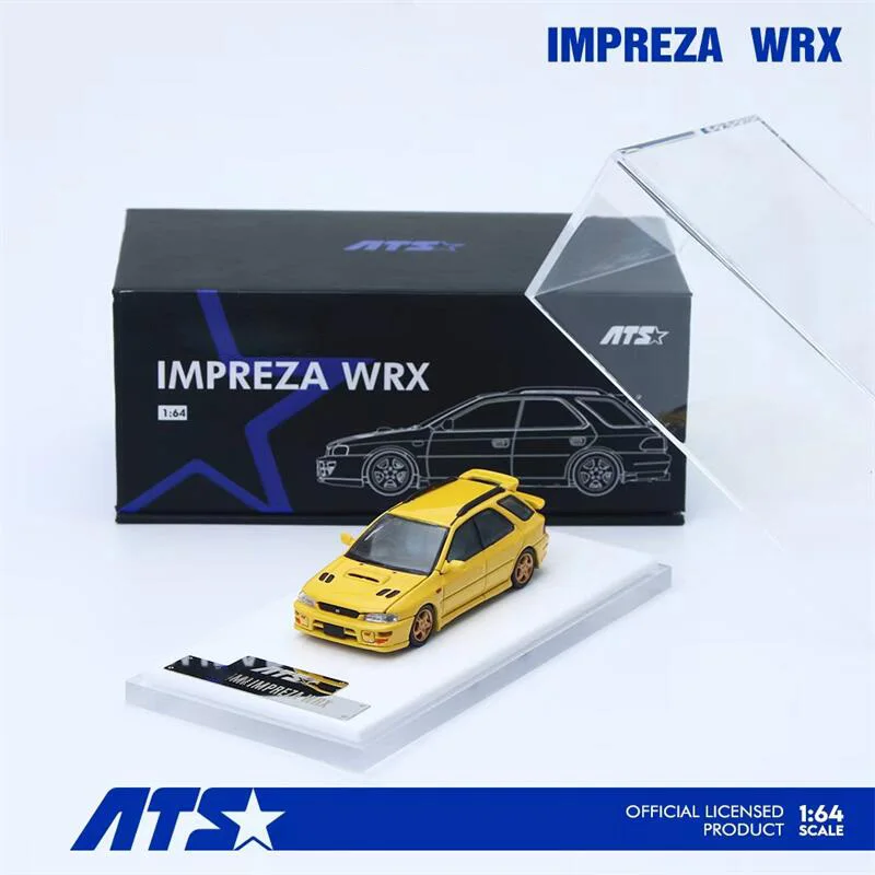 Pré-venda: Miniatura de Carro Die-Cast ATS 1:64 WRX IMPREZA – Presente Colecionável