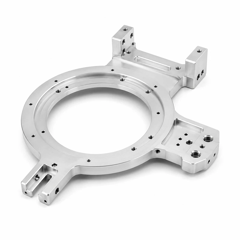 Custom CNC Machining  Aluminum Alloy Wafer Transfer Components with 0.005mm Tolerance CNC Machined Parts Supplier