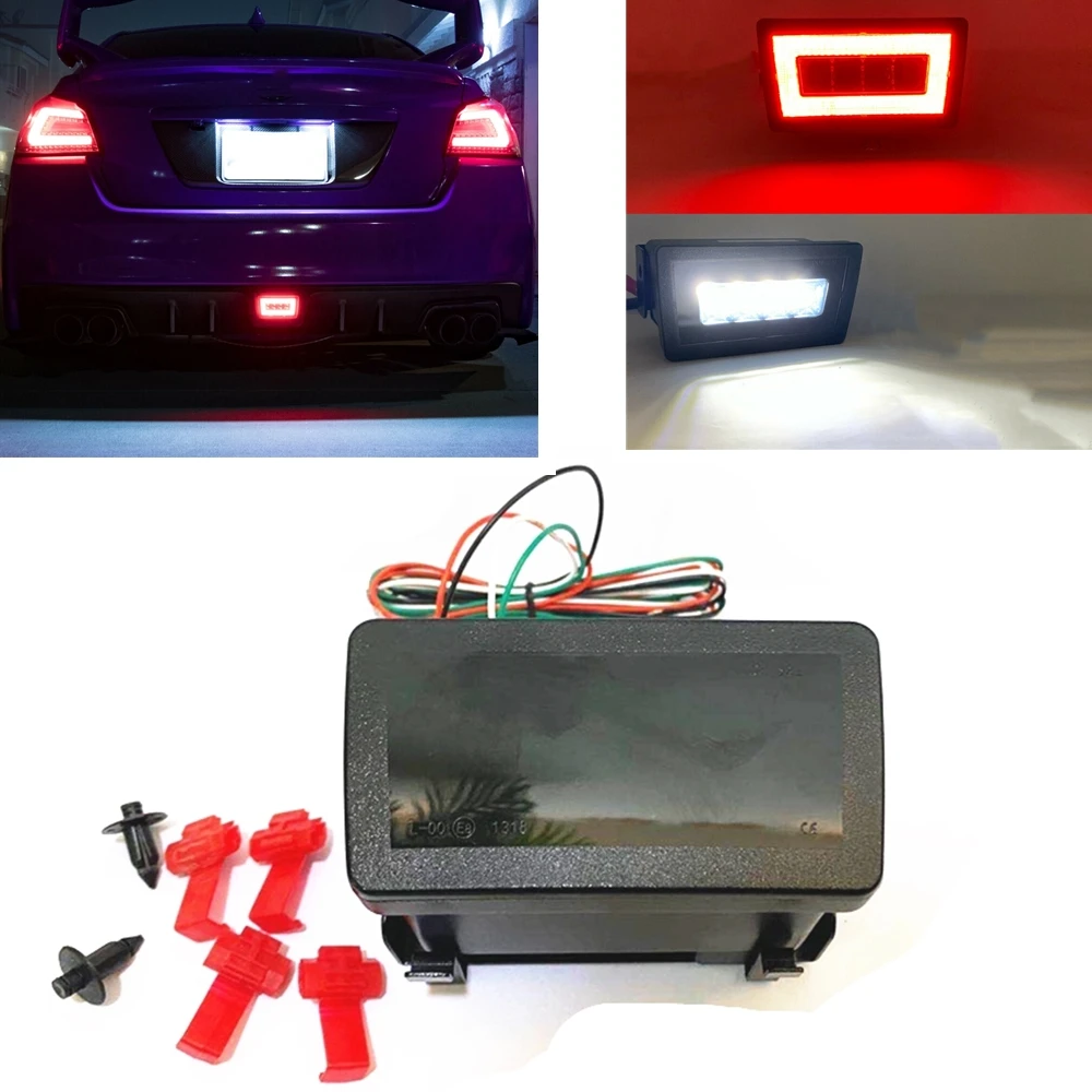 LED Rear Fog Reverse Light For Subaru Impreza WRX/STi Crosstrek 2011-2020 Car Tail Trunk Signal Bulb Brake Pilot Lamp