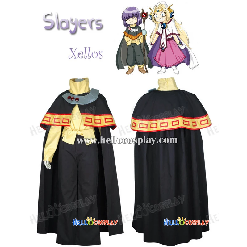 

Slayers NEXT Mazoku Xelloss Xellos Cosplay Costume Anime Outfit H008