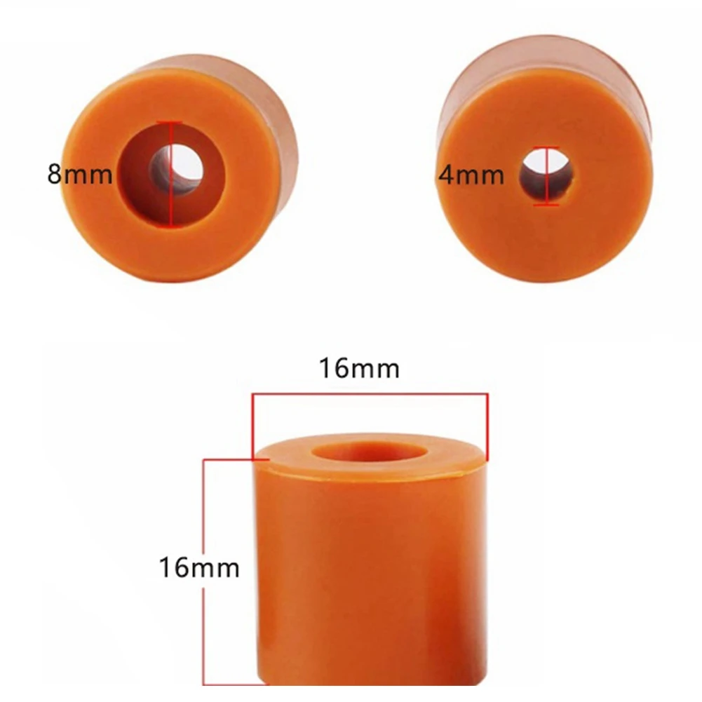 TCE 3D Printer Heating Parts Silicone Hot Bed Leveling Column Silicone Solid Column Platform Shock-Absorbing Leveler (16mm)