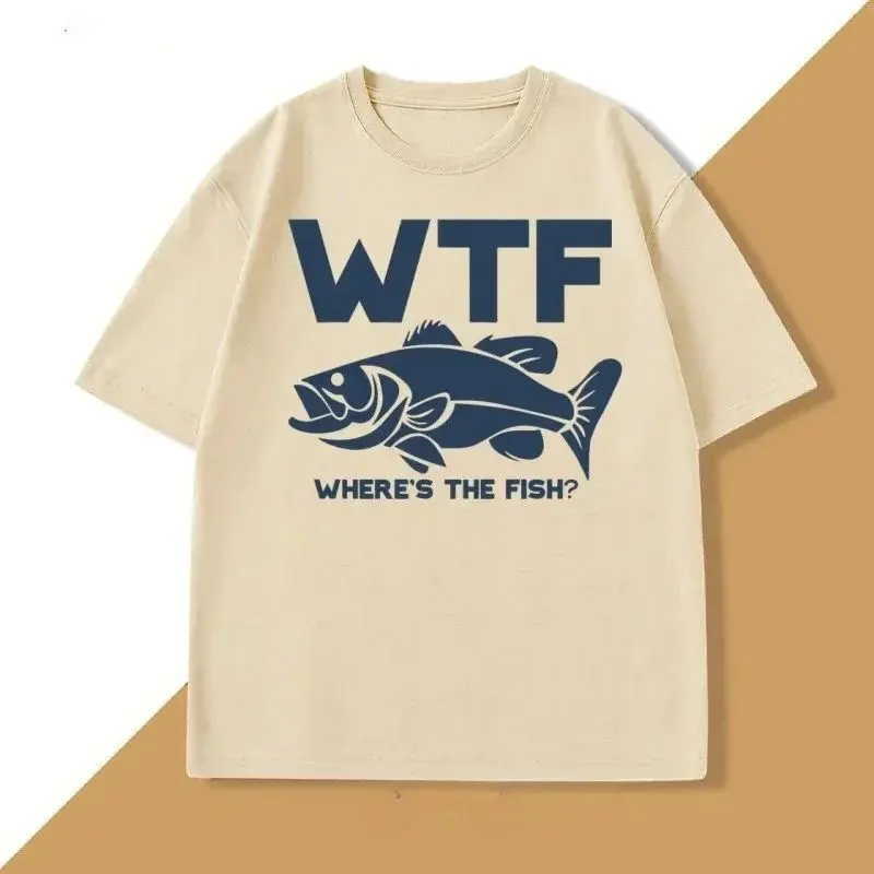 camiseta-y2k-engracada-com-estampa-'wtf-where-is-the-fish'-para-pescadores-presente-para-o-dia-dos-pais-casual-de-verao-manga-curta-unissex