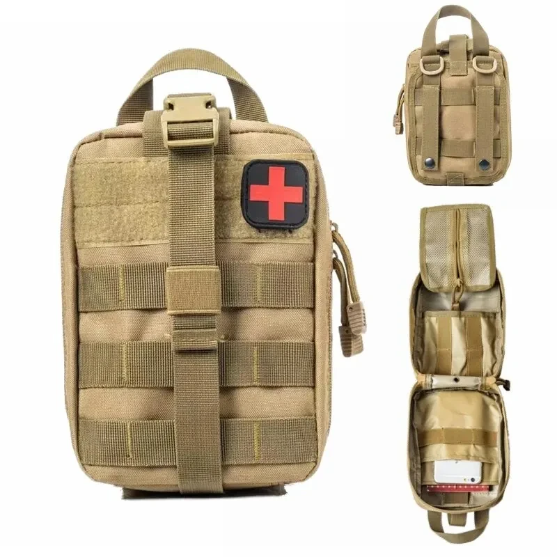 Kits de primeiros socorros táticos, Medical Bag, Emergência, Ao ar livre, Caça, Carro, Acampamento, Molle, Ferramenta de Sobrevivência, EDC Pouch, Organizador, Organizador