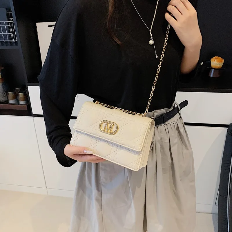 حقيبة يد نسائية أنيقة من الجلد كلاسيكية على الكتف بتصميم أنيق وحقيبة يد فاخرة لأسلوب الشارع الحضري اليومي #6